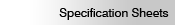 Specification Sheets