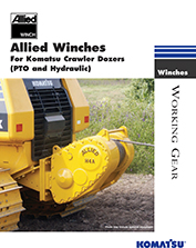 PTO winches for D6 through D10 are the pioneer of the Plug n Play winches. Because the pump and valve is ready inside the winch, it requires no external winch ready or winch arrangement option for installation.