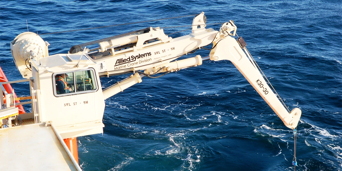 Allied Marine K30 Knuckleboom Crane