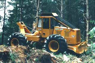 W400 Winch on Ranger Skidder