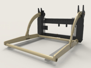 Long Reach Pipe & Pole Hold Down, Single Stage