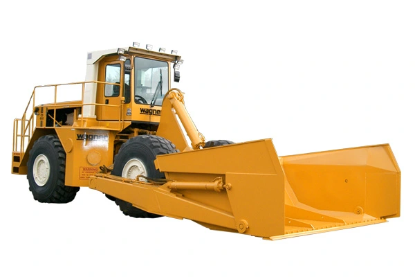 Yellow Wagner Coaldozer parked